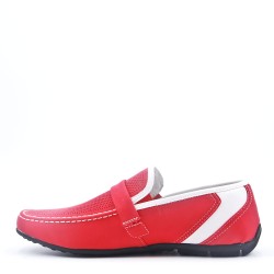 Mocassin en simili daim pour homme