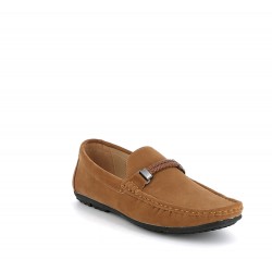Mocassin en simili daim