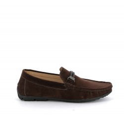 Mocassin en simili daim