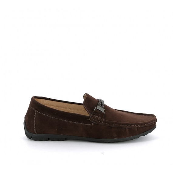 Mocassin en simili daim