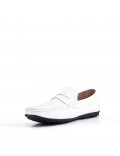 Faux leather derby