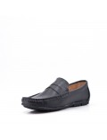 Faux leather derby