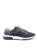 Zapatilla de material mixto con cordones