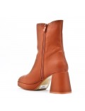 Bottine en simili cuir