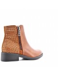Bottine en simili cuir