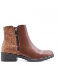 Bottine en simili cuir