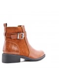 Bottine en simili cuir