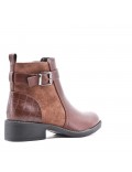 Bottine en simili cuir