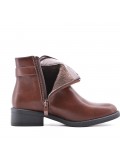 Bottine en simili cuir
