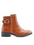 Bottine en simili cuir