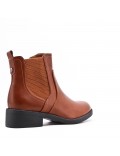 Bottine en simili cuir