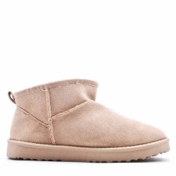 Ankle boot in a mix of materials for autumn and winter