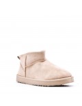 Ankle boot in a mix of materials for autumn and winter