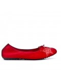 Red ballerina with star pattern in large size