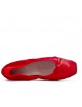Red ballerina with star pattern in large size