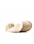 Pantuflas de piel sintética para hombre