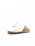 Pantuflas de piel sintética para hombre