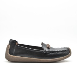 Moccasin in faux leather