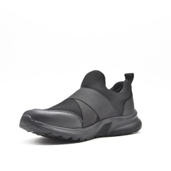 Women's sneakers shoes textil without lace-up