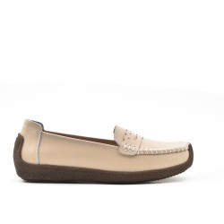 Moccasin in faux leather