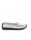 Mocassin confort-blanc