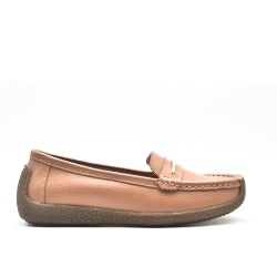 Mocassin confort-blanc