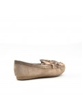 Mocassin en simili daim pour femme