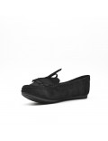 Mocassin en simili daim pour femme