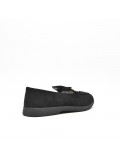 Mocassin en simili daim pour femme