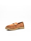 Mocassin en simili daim pour femme