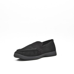 Mocassin en simili daim pour femme