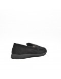 Mocassin en simili daim pour femme