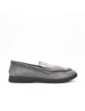 Mocassin en simili daim pour femme