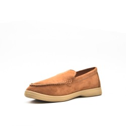 Mocassin en simili daim pour femme