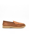 Mocassin en simili daim pour femme