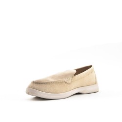 Mocassin en simili daim pour femme