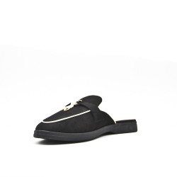 Mocassin en simili daim pour femme