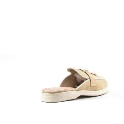 Mocassin en simili daim pour femme