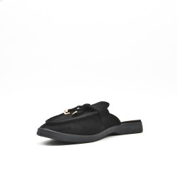Mocassin en simili daim pour femme