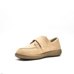 Mocassin en simili daim pour femme