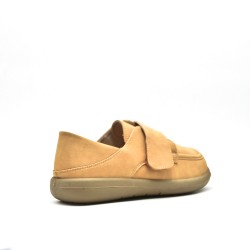 Mocassin en simili daim pour femme