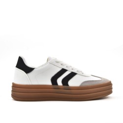 Zapatillas deportivas de mujer de materiales mixtos