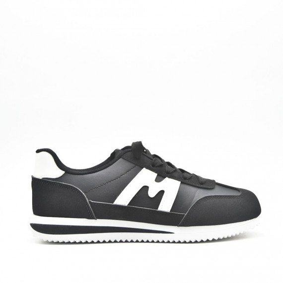 Women's faux leather sneaker