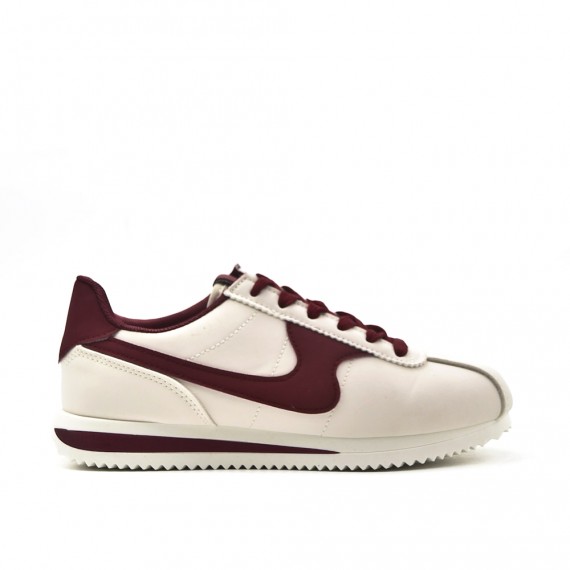 Women's faux leather sneaker