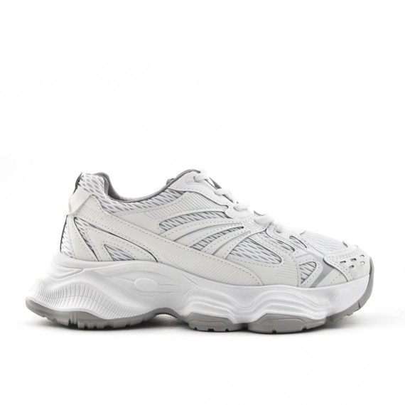 Zapatillas deportivas de mujer de materiales mixtos