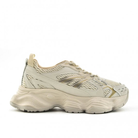 Zapatillas deportivas de mujer de materiales mixtos