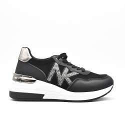 Zapatillas deportivas de mujer de materiales mixtos