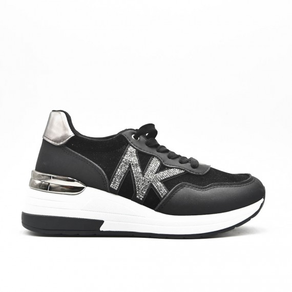 Zapatillas deportivas de mujer de materiales mixtos