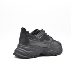 Zapatillas deportivas de mujer de materiales mixtos