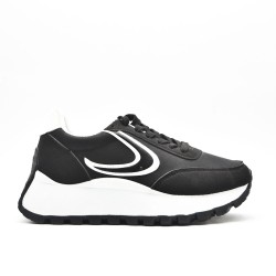 Zapatillas deportivas de mujer de materiales mixtos